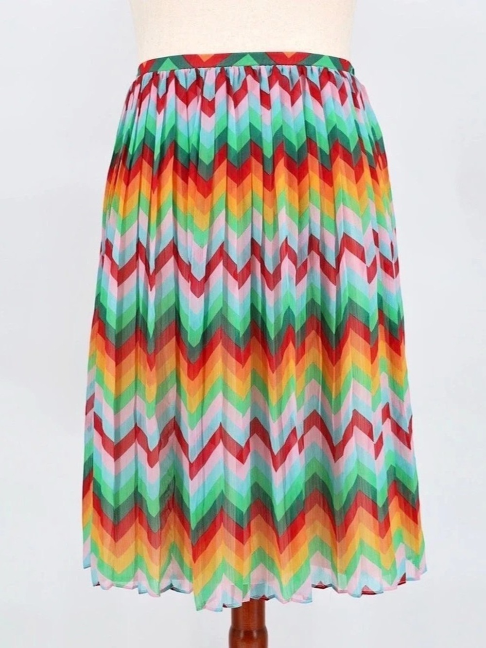 New Romeo & Juliet Multicolor Geometric Midi Skirt - Picture 5 of 9